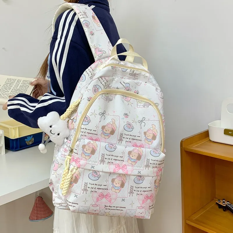 YUANTUZHE Composite Cloth Backpack Women's Multicolor-3
