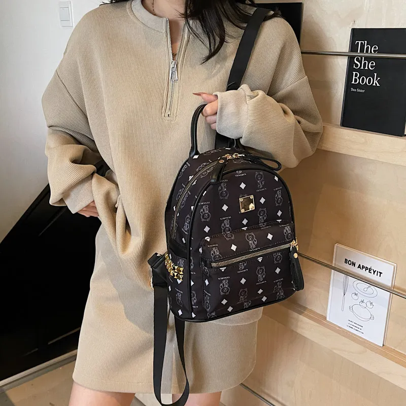 YUANTUZHE Pu Backpack Regular Women's Multicolor-18