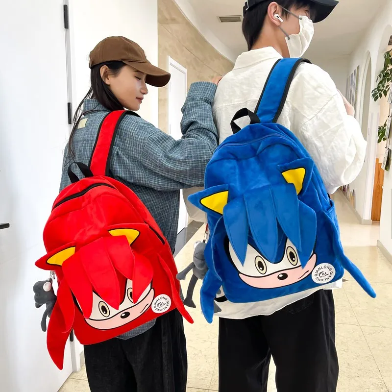 YUANTUZHE Plush Backpack Unisex Multicolor-1