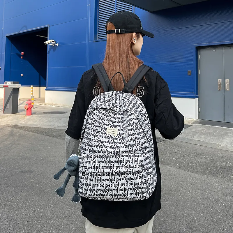 YUANTUZHE Composite Cloth Backpack Unisex Multicolor-5