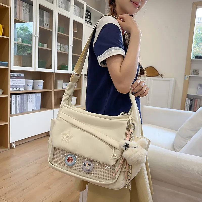YUANTUZHE Cotton Crossbody Bag Women's Multicolor-13