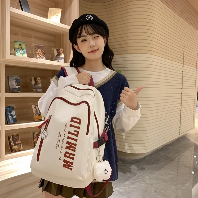 YUANTUZHE Nylon Backpack Regular Unisex Multicolor-7