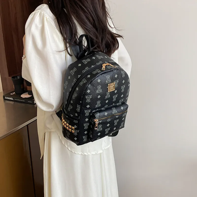 YUANTUZHE PU Backpack Women's Multicolor-8