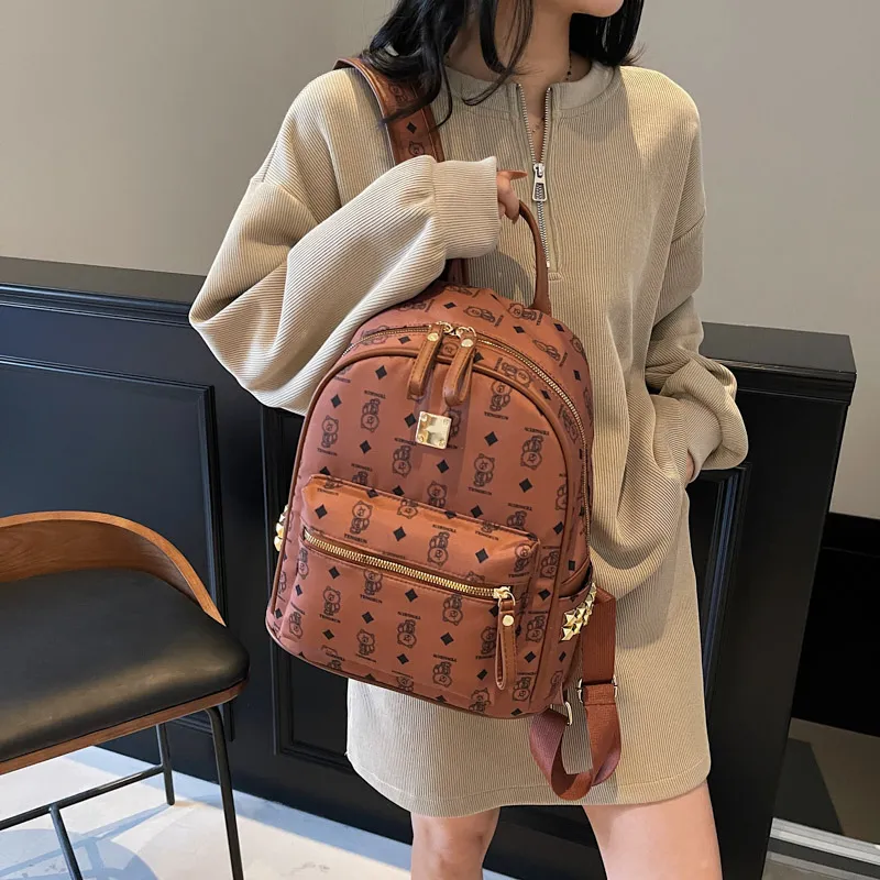 YUANTUZHE Pu Backpack Regular Women's Multicolor-19