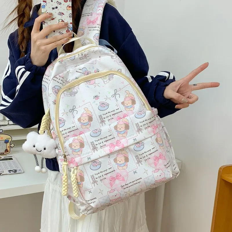 YUANTUZHE Composite Cloth Backpack Women's Multicolor-2