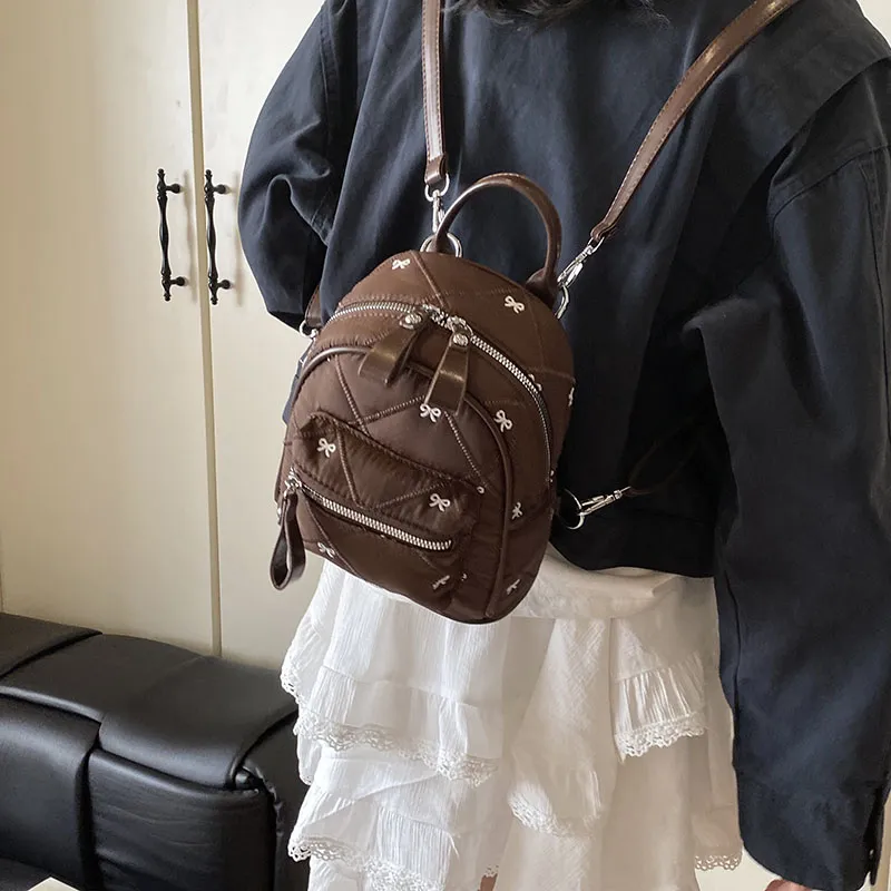 YUANTUZHE PU Backpack Small Size Women's Multicolor-6
