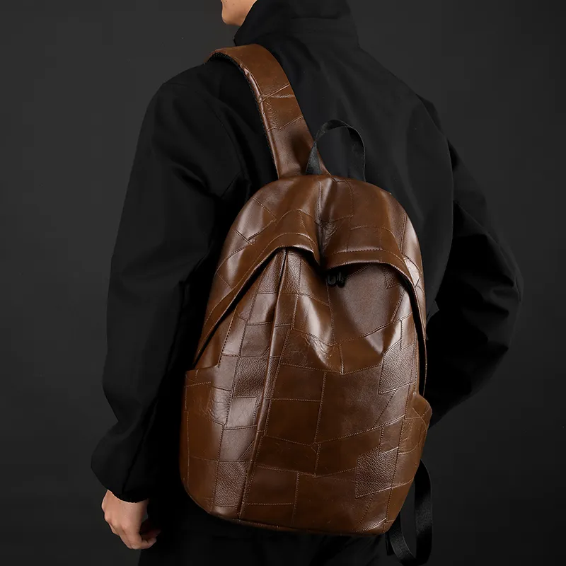 YUANTUZHE Membrana Dermalis Backpack Men's Multicolor-10