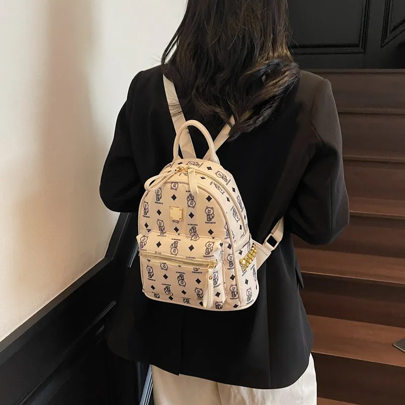 YUANTUZHE Pu Backpack Regular Women's Multicolor-10
