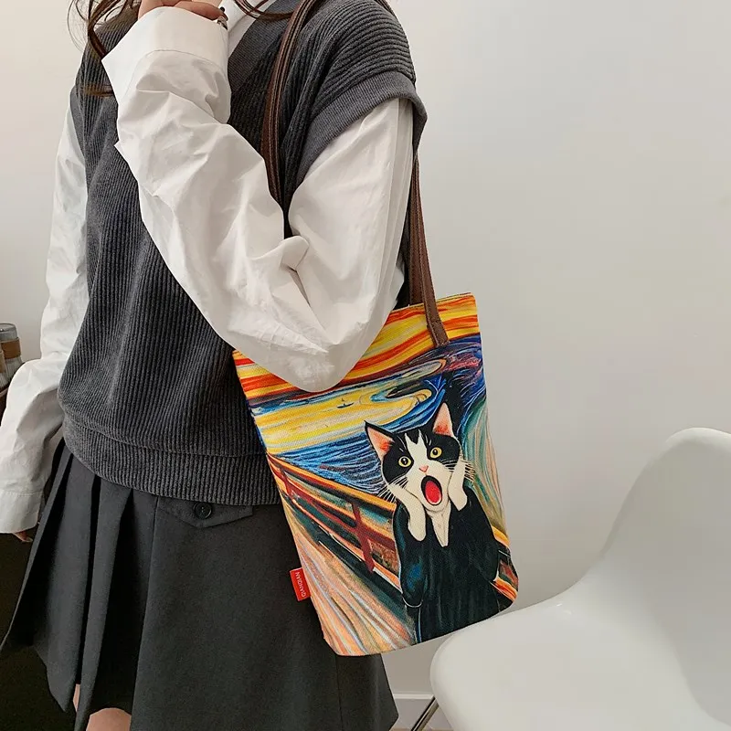 YUANTUZHE Short-Pile Twill Technical Fabric Shoulder Bag Women's Multicolor-8