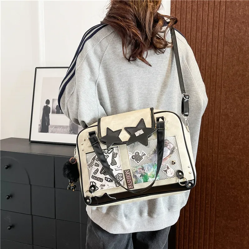 YUANTUZHE Denim Crossbody Handbags Women's Multicolor-14
