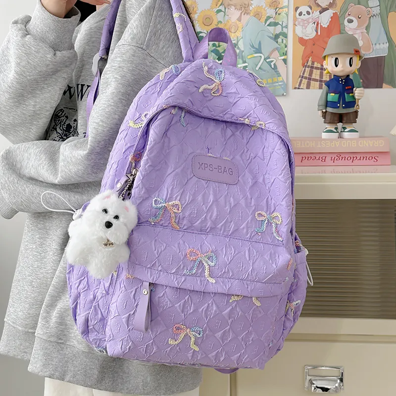 YUANTUZHE Nylon Backpack Women's Multicolor-10
