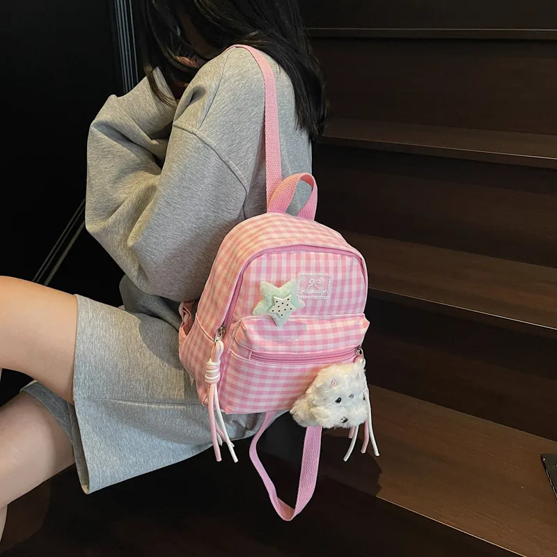 YUANTUZHE Fabric Backpack Regular Women's Multicolor-1