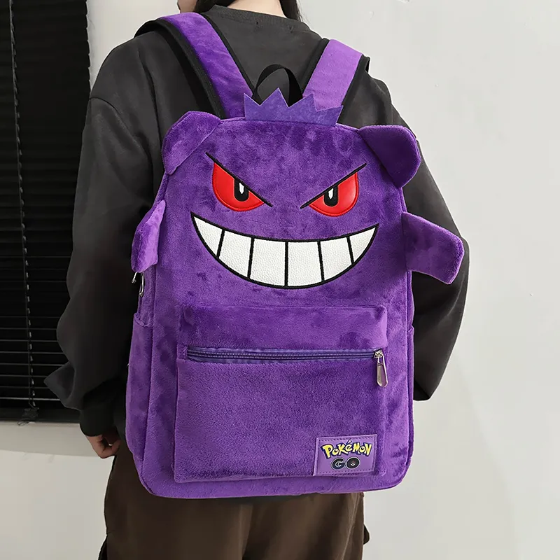 YUANTUZHE Fleece Backpack Unisex Multicolor-4