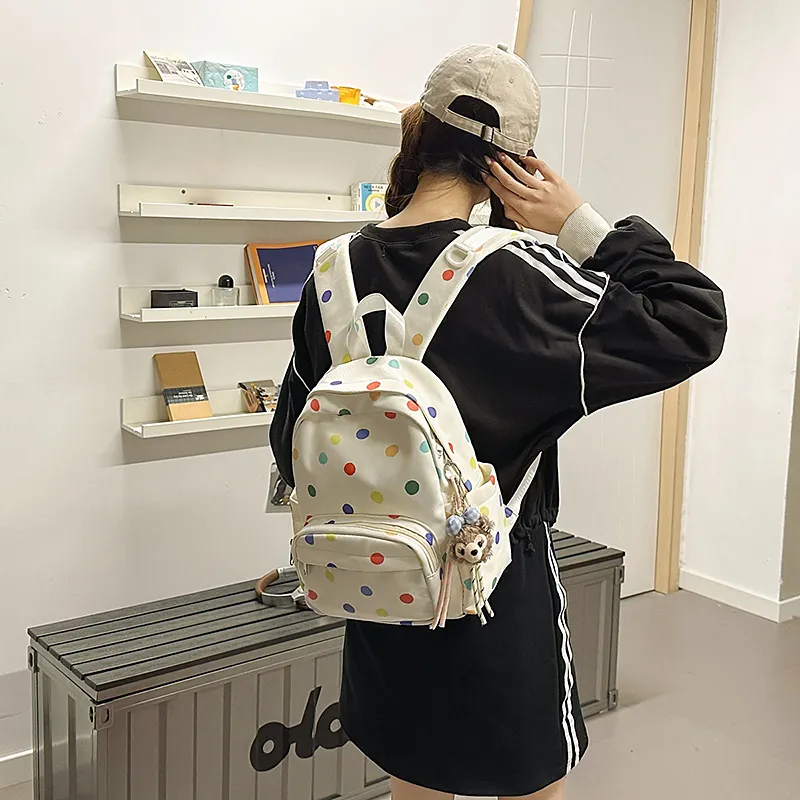 YUANTUZHE Cotton Backpack Women's Multicolor-8