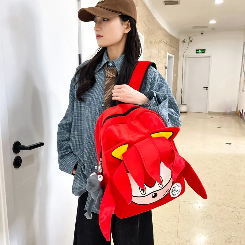 YUANTUZHE Plush Backpack Unisex Multicolor-5