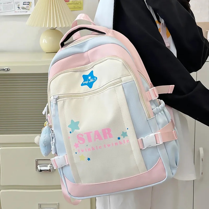 YUANTUZHE Nylon Backpack Women's Multicolor-7