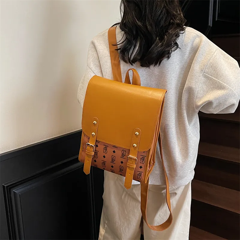 YUANTUZHE PU Backpack Women's Multicolor-4