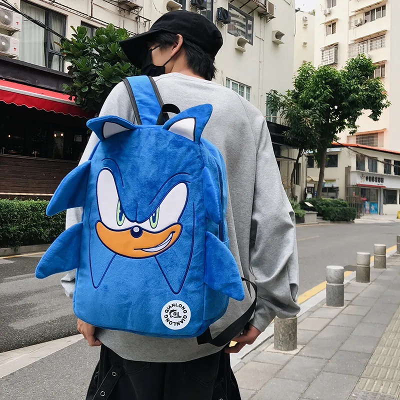 YUANTUZHE Plush Backpack Unisex Multicolor-1