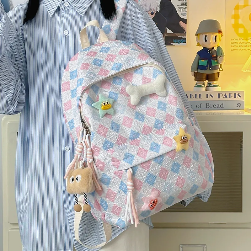 YUANTUZHE Nylon Backpack Women's Multicolor-9