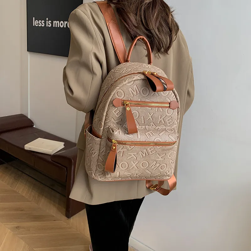 YUANTUZHE PU Backpack Regular Women's Multicolor-3