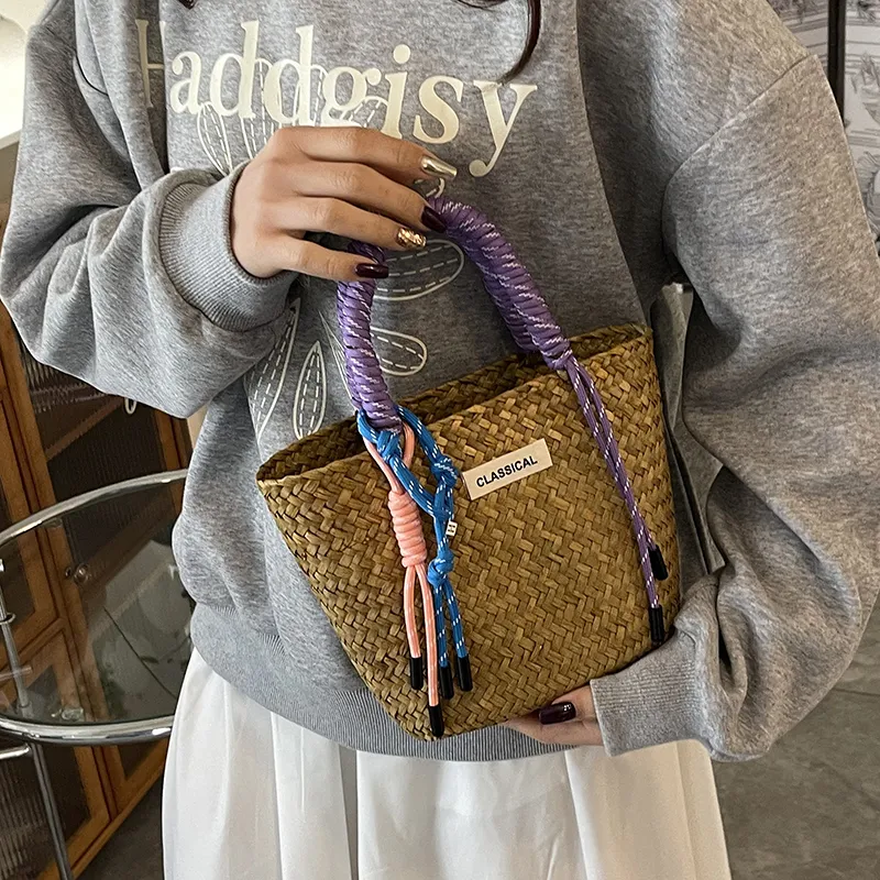 YUANTUZHE Woven Handbag Women's Multicolor-25