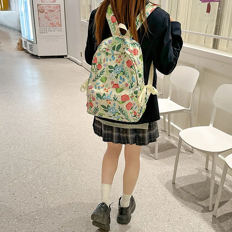 YUANTUZHE Nylon Backpack Women's Multicolor-8
