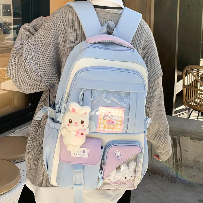 YUANTUZHE Canvas Canvas Bag Backpack Regular Women's Multicolor-4