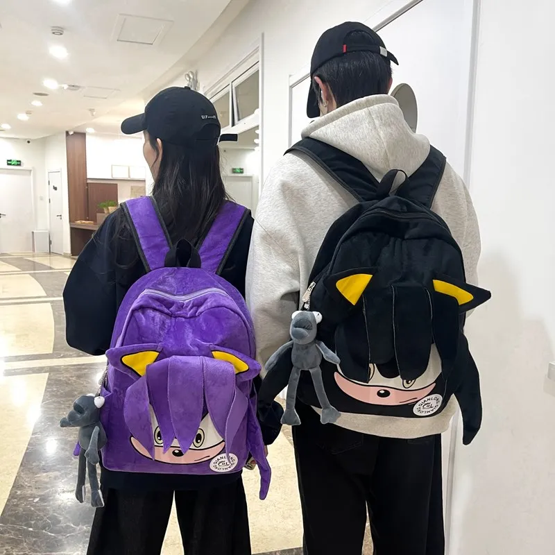 YUANTUZHE Plush Backpack Unisex Multicolor-8