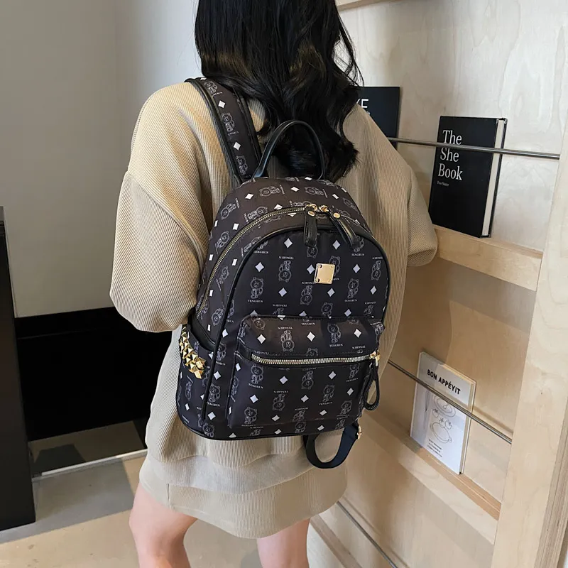 YUANTUZHE Pu Backpack Regular Women's Multicolor-15