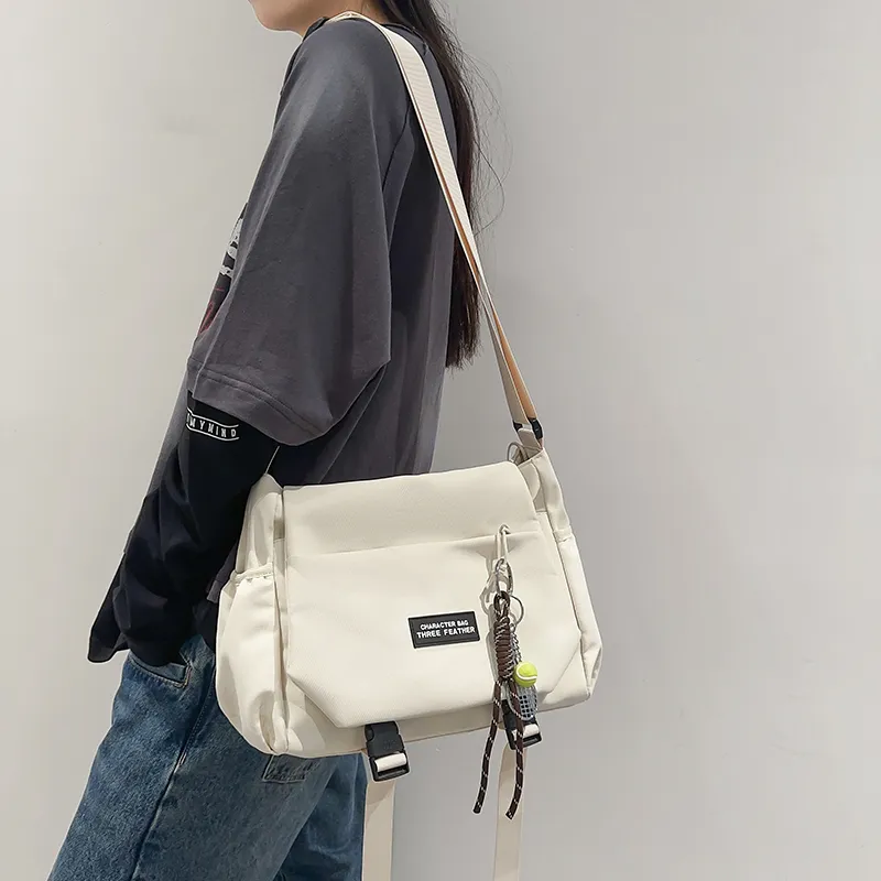 YUANTUZHE Nylon Shoulder Bag Crossbody Bag Unisex Multicolor-3