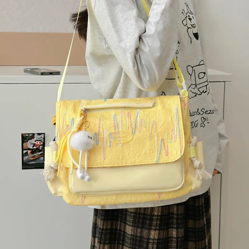 YUANTUZHE Polyester Crossbody Bag Regular Women's Multicolor-13