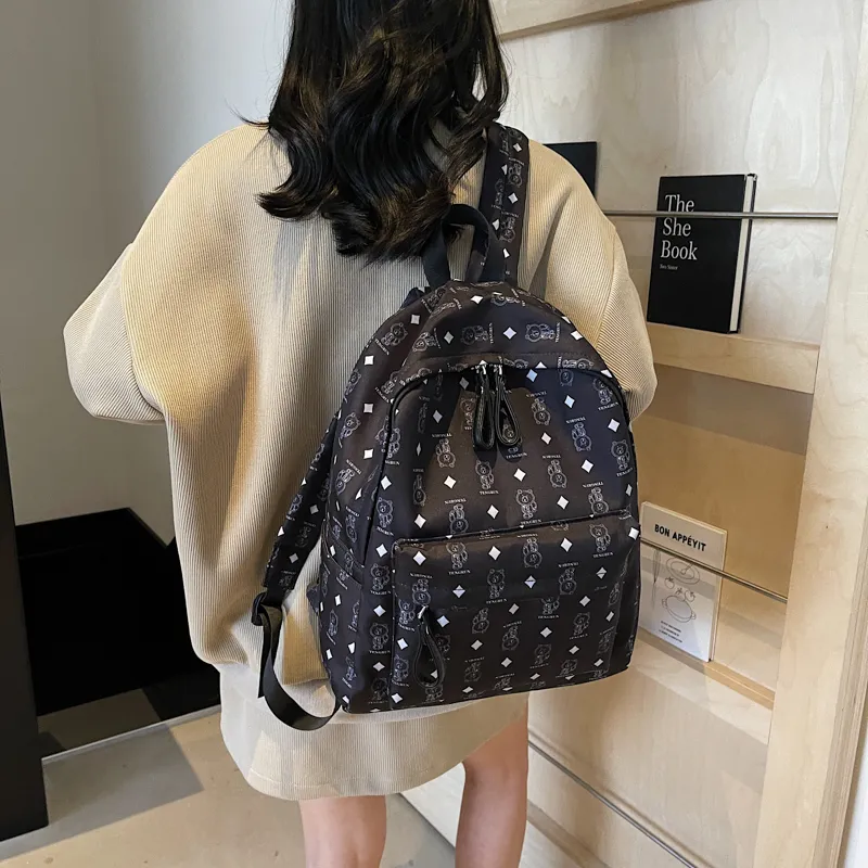 YUANTUZHE Fabric Large Capacity Backpack Regular Women's Multicolor-13