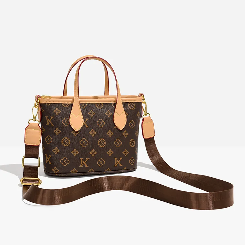 YUANTUZHE PU Basket Bag, Shoulder Bag, Crossbody Bag, Handbag Women's Apricot-1