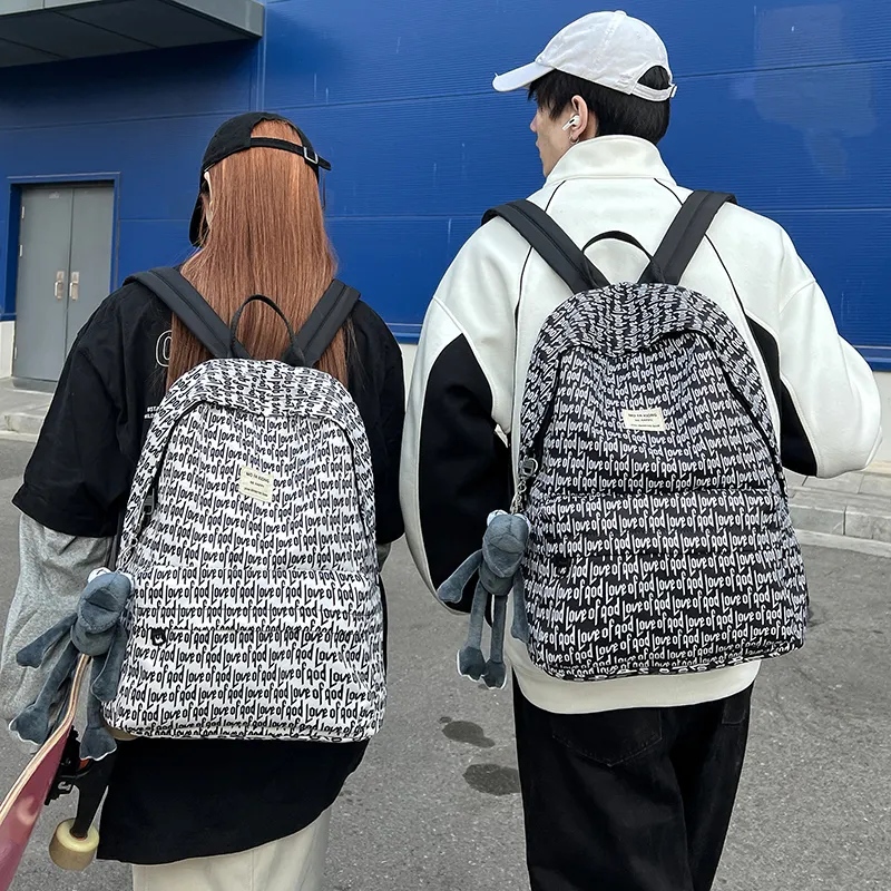 YUANTUZHE Composite Cloth Backpack Unisex Multicolor-1