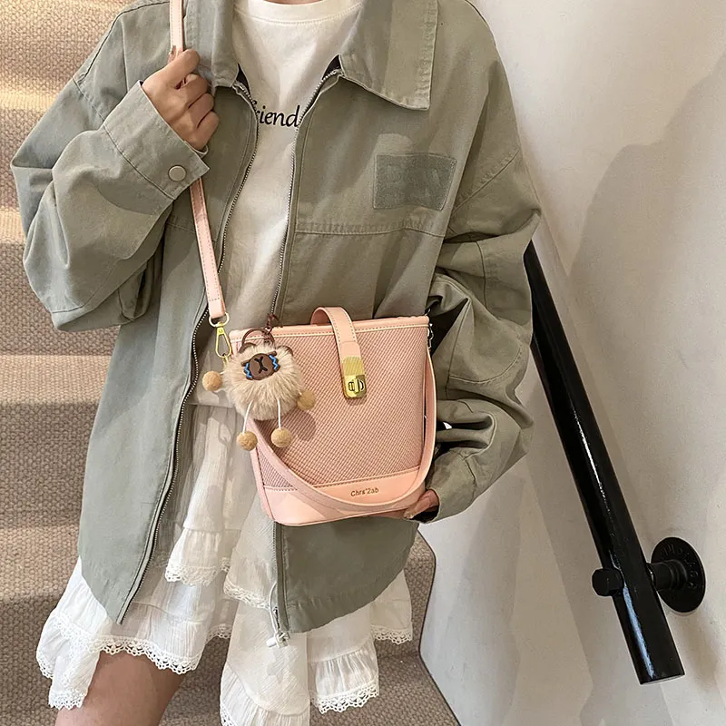 YUANTUZHE PU Bucket Bag Handbag Women's Multicolor-16