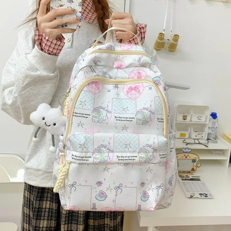 YUANTUZHE Composite Cloth Backpack Women's Multicolor-13