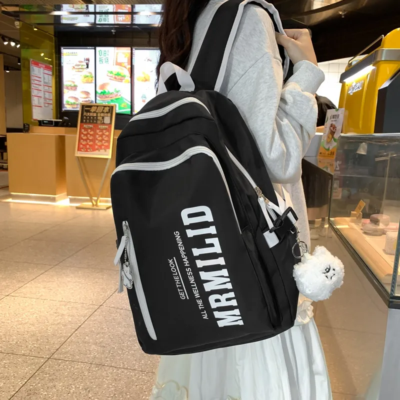 YUANTUZHE Nylon Backpack Regular Unisex Multicolor-14