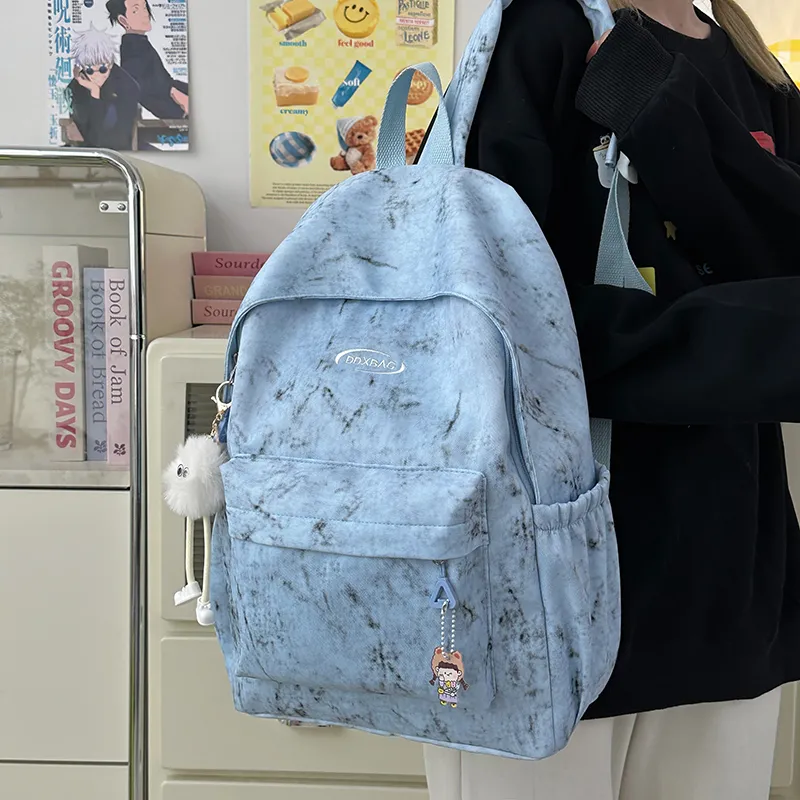 YUANTUZHE Nylon Backpack Regular Unisex Multicolor-9