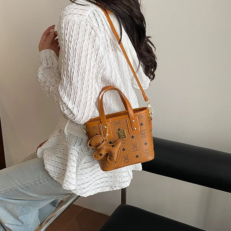 YUANTUZHE PU Basket Bag, Shoulder Bag, Handbag Women's Multicolor-7