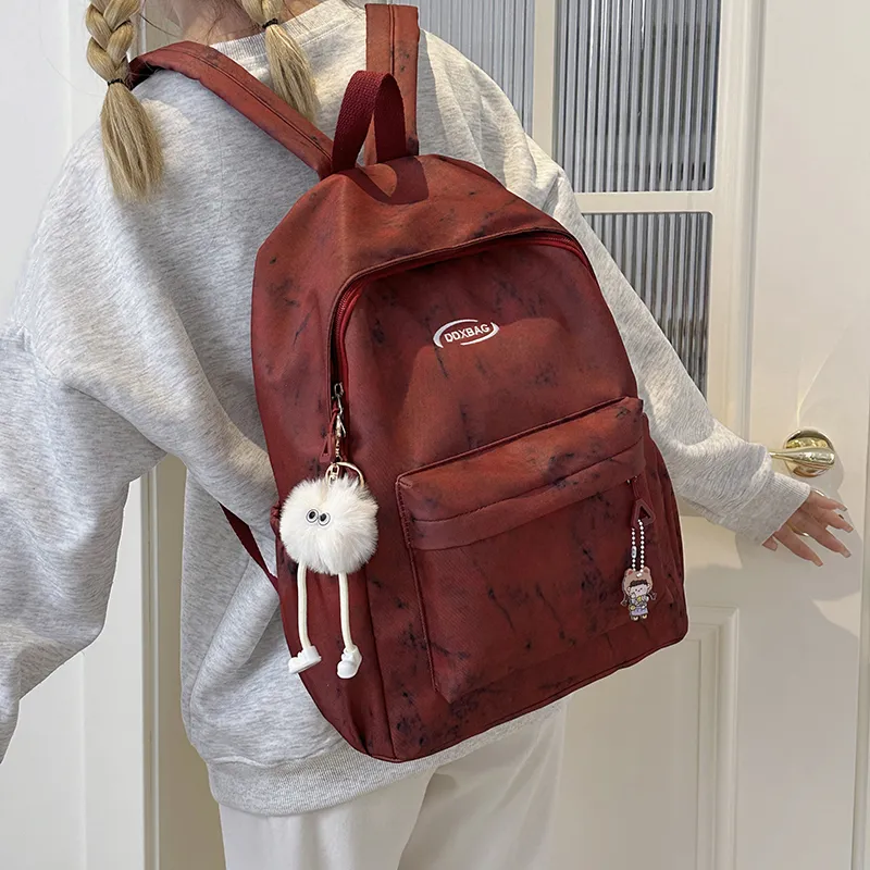 YUANTUZHE Nylon Backpack Regular Unisex Multicolor-11