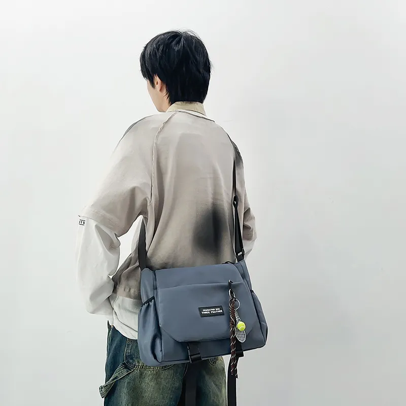 YUANTUZHE Nylon Shoulder Bag Crossbody Bag Unisex Multicolor-12