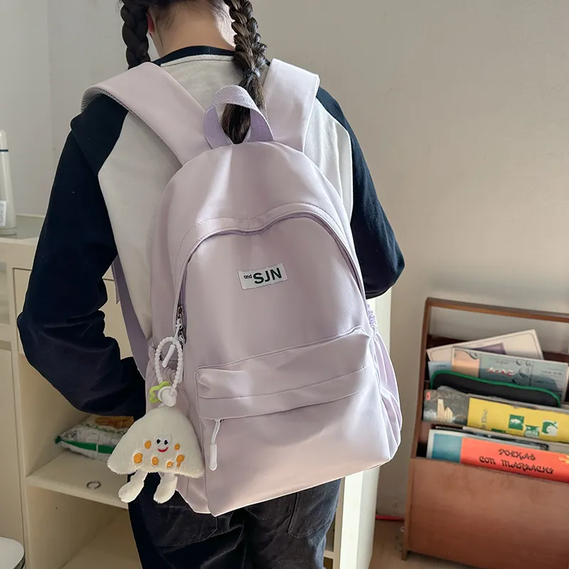 YUANTUZHE Nylon Backpack Regular Women's Multicolor-14