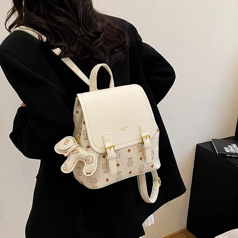 YUANTUZHE PU Backpack Women's Multicolor-10
