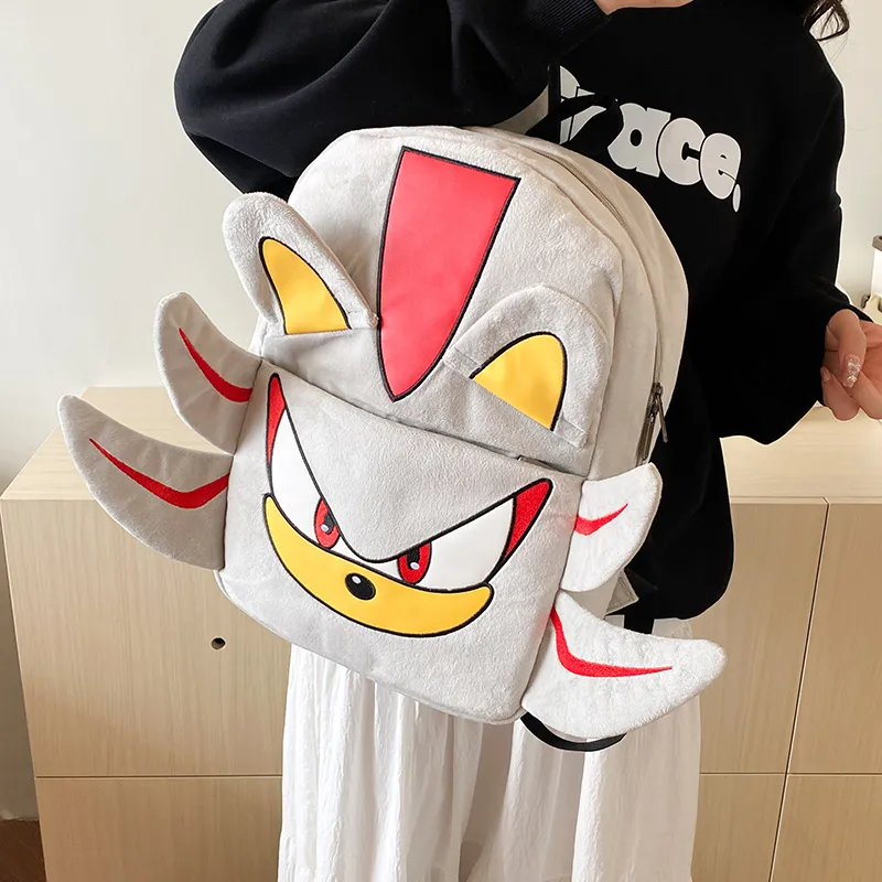 YUANTUZHE Plush Backpack Unisex Multicolor-2
