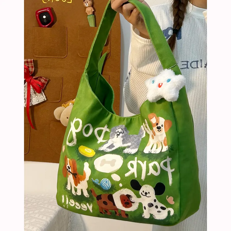 YUANTUZHE Canvas Bag, Tote Bag, Shoulder Bag Women's Multicolor-3