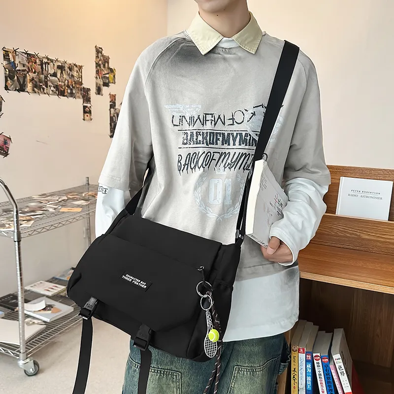 YUANTUZHE Nylon Shoulder Bag Crossbody Bag Unisex Multicolor-7