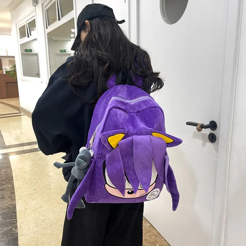 YUANTUZHE Plush Backpack Unisex Multicolor-11