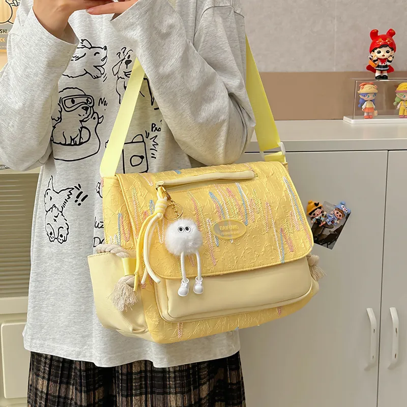 YUANTUZHE Polyester Crossbody Bag Regular Women's Multicolor-11