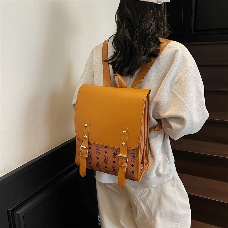 YUANTUZHE PU Backpack Women's Multicolor-3