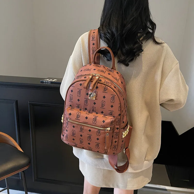 YUANTUZHE Pu Backpack Regular Women's Multicolor-20